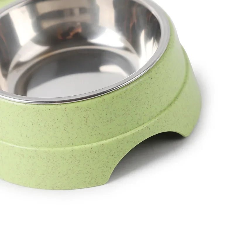 Double Stainless Steel Pet Bowl Set for Dogs and Cats – Non-Slip Design 4