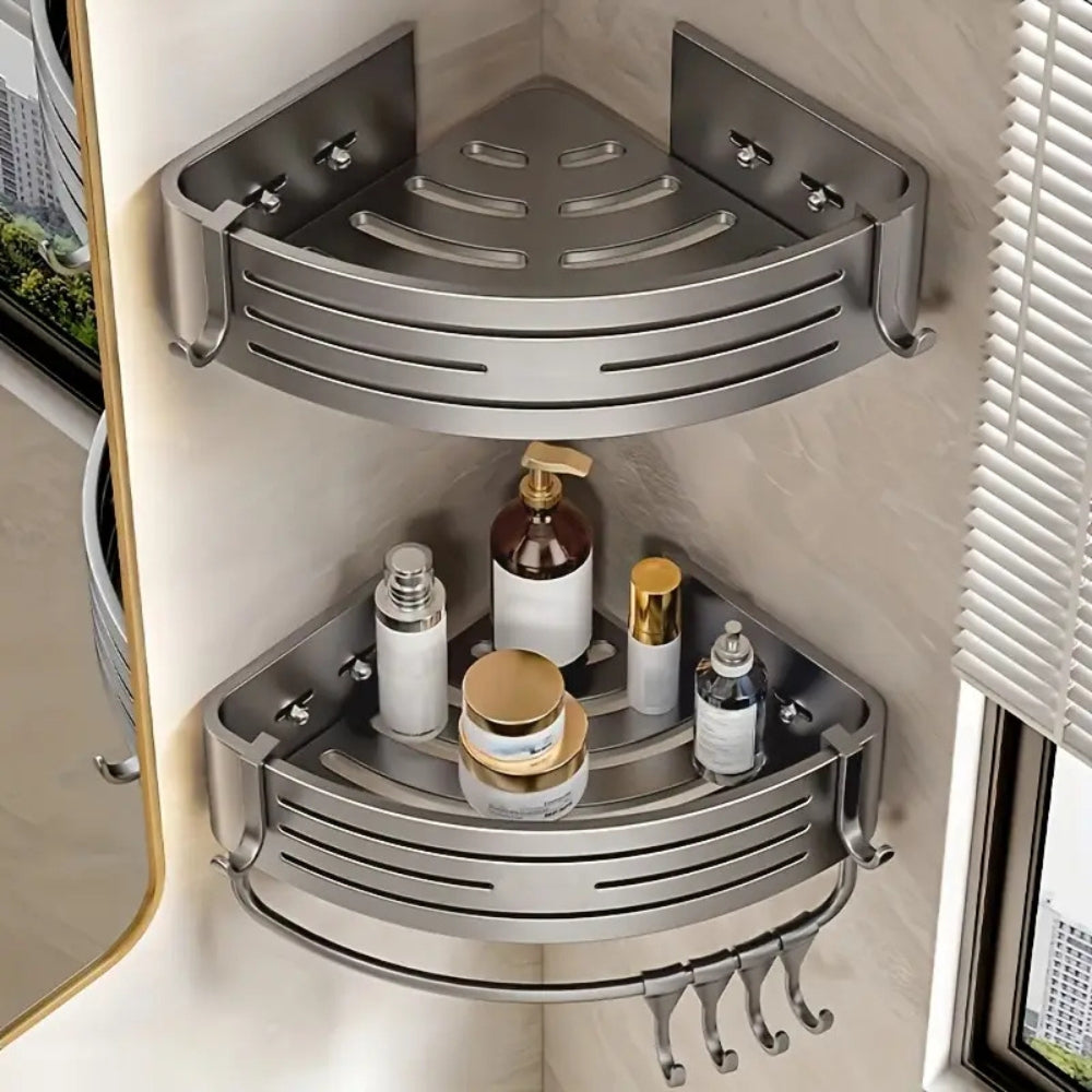 Eck-Duschregal Aluminium – Stilvoller Platzsparer Für Ihr Bad 1