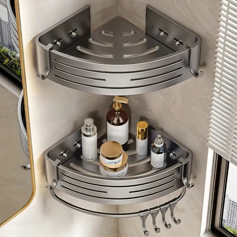 Eck-Duschregal Aluminium – Stilvoller Platzsparer Für Ihr Bad 1
