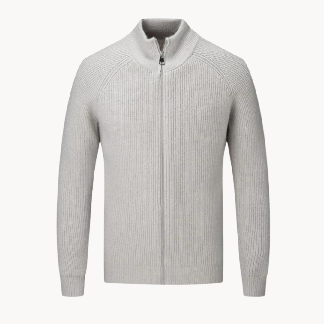 Bellivaro | Herre Cardigan med Lynlås