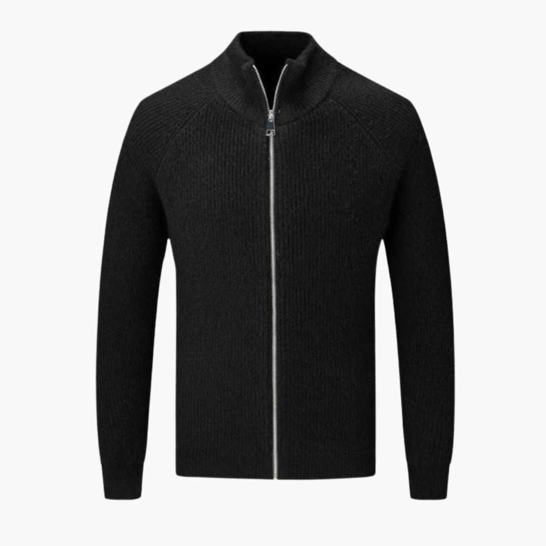 Bellivaro | Herre Cardigan med Lynlås