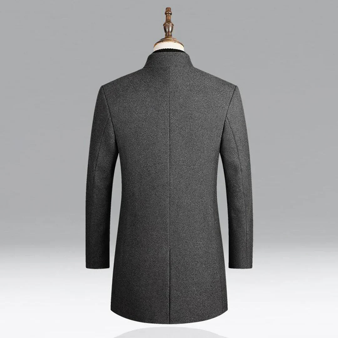Manteau Long avec Fermeture Croisée pour Homme | Idéal pour les Occasions Formelles et Quotidiennes
