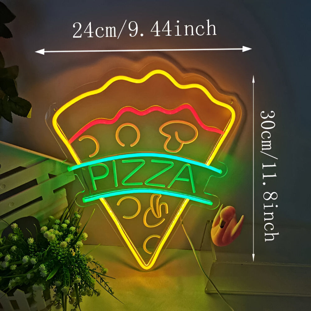 NeonBite – Buntes Fast-Food LED-Neonschild für Restaurants & Hausbars