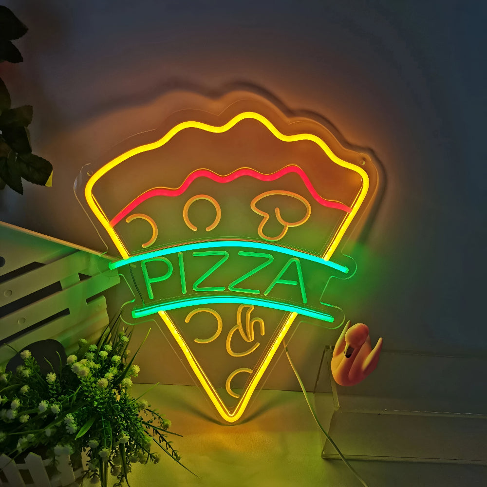 NeonBite – Buntes Fast-Food LED-Neonschild für Restaurants & Hausbars