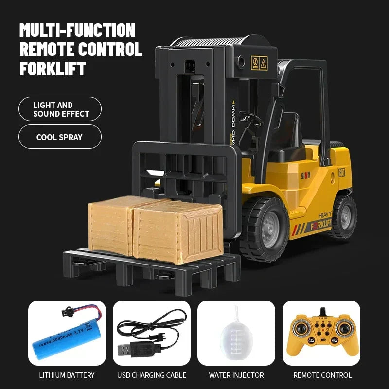 PlayMaster RC Heftruck – Realistisch Ontwerp met 6 Functies & Herlaadbare Batterij
