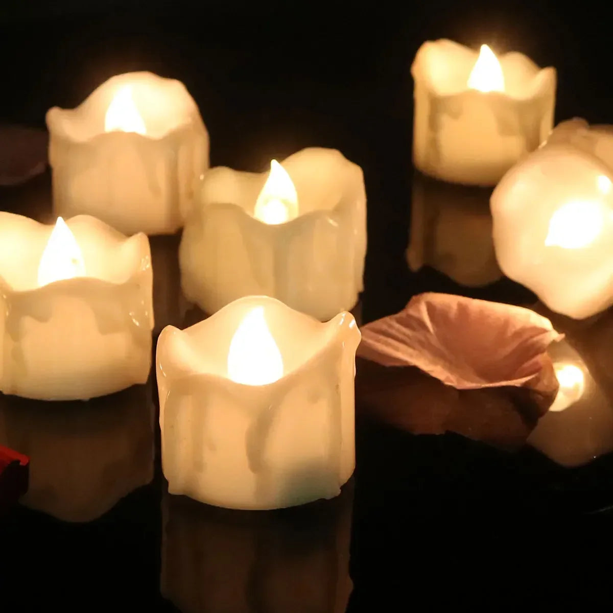 Flackernde LED-Kerzen Set – Realistischer Flackereffekt Für Gemütliche Abende 0