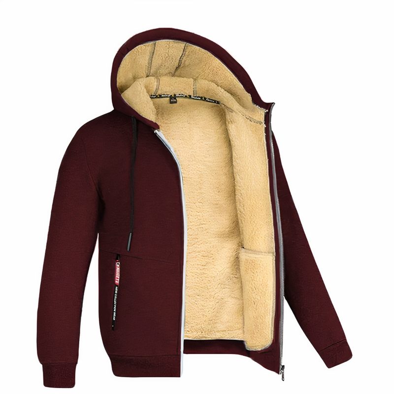 Fleecejacke für Herren mit verstellbarem Saum