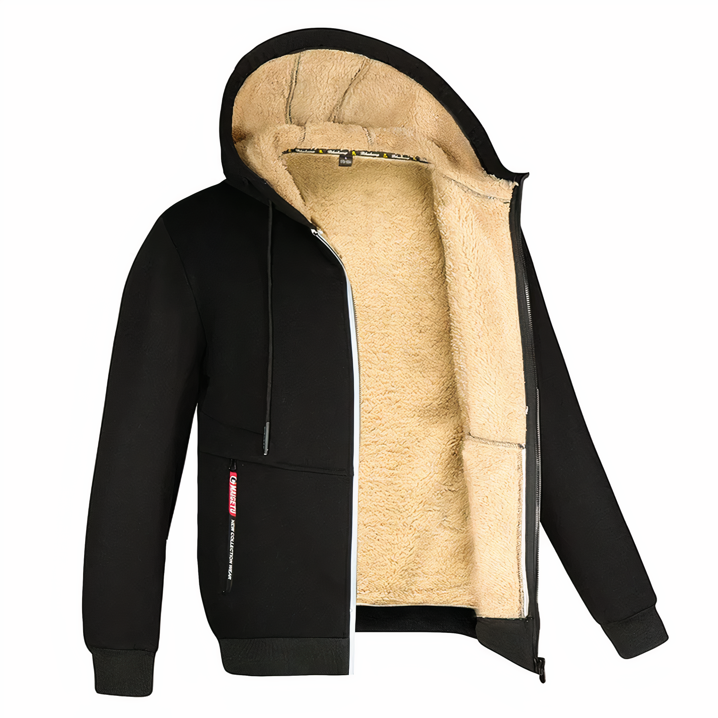 Fleecejacke für Herren mit verstellbarem Saum