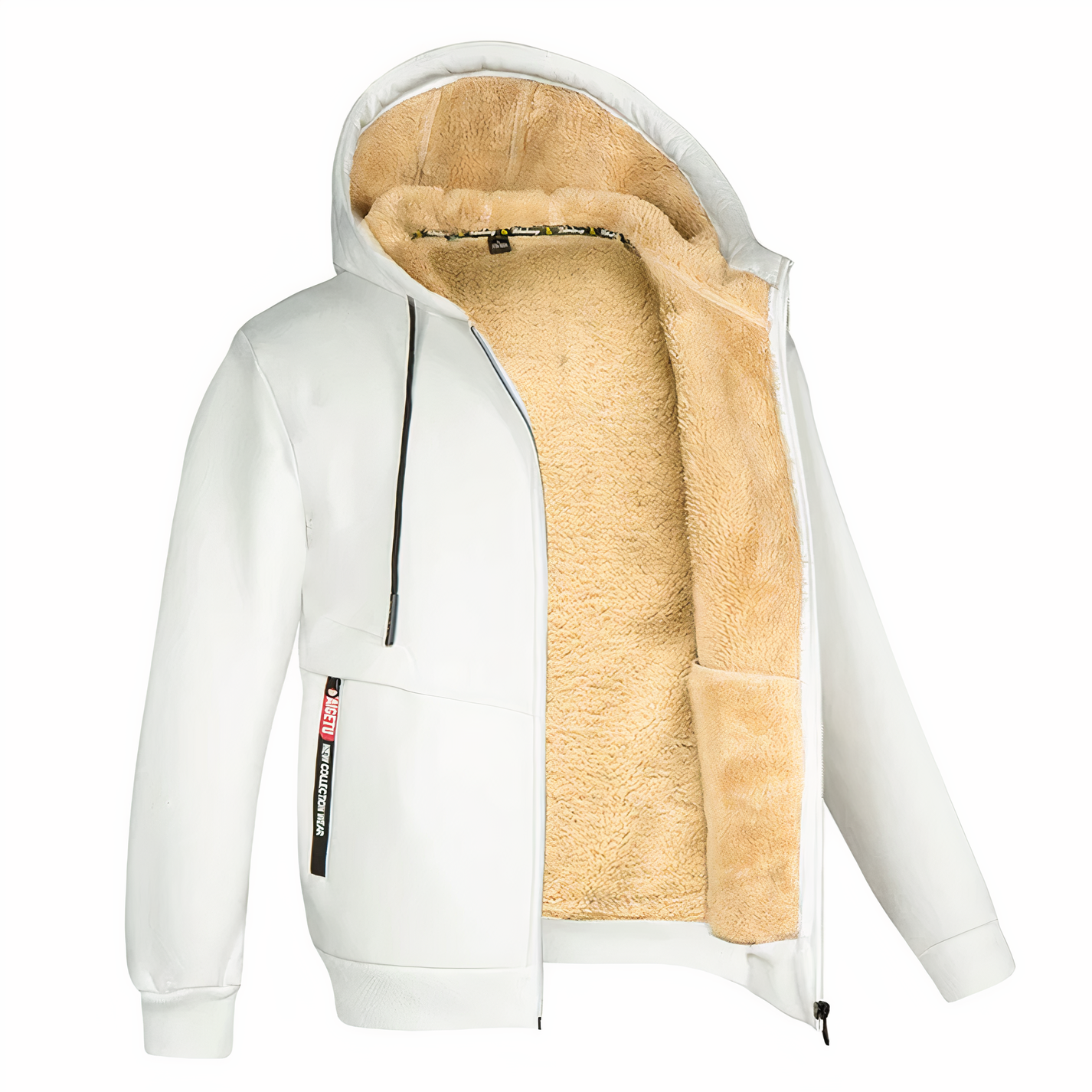 Fleecejacke für Herren mit verstellbarem Saum