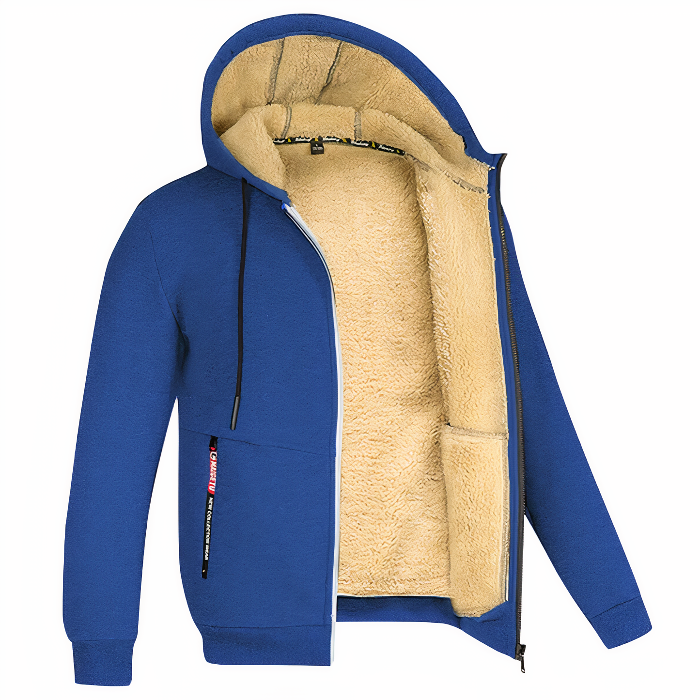 Fleecejacke für Herren mit verstellbarem Saum