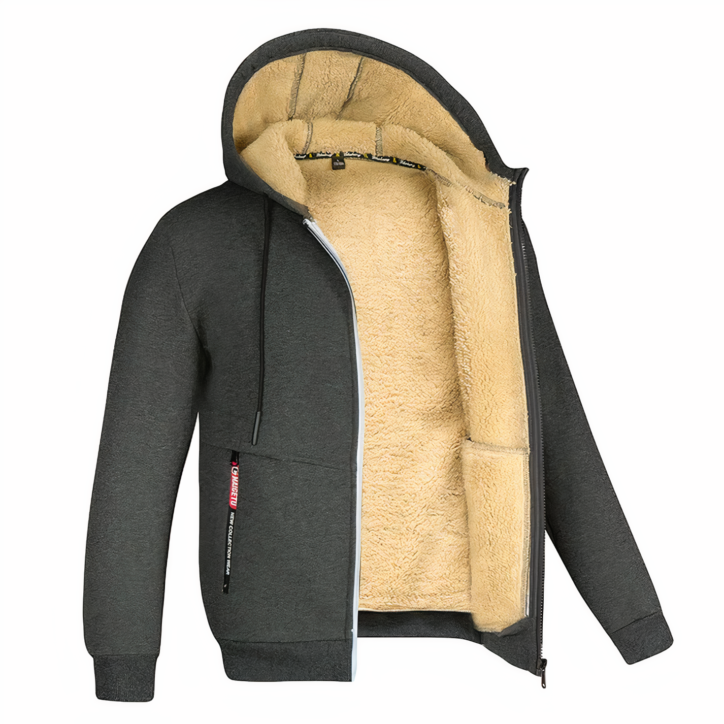 Fleecejacke für Herren mit verstellbarem Saum