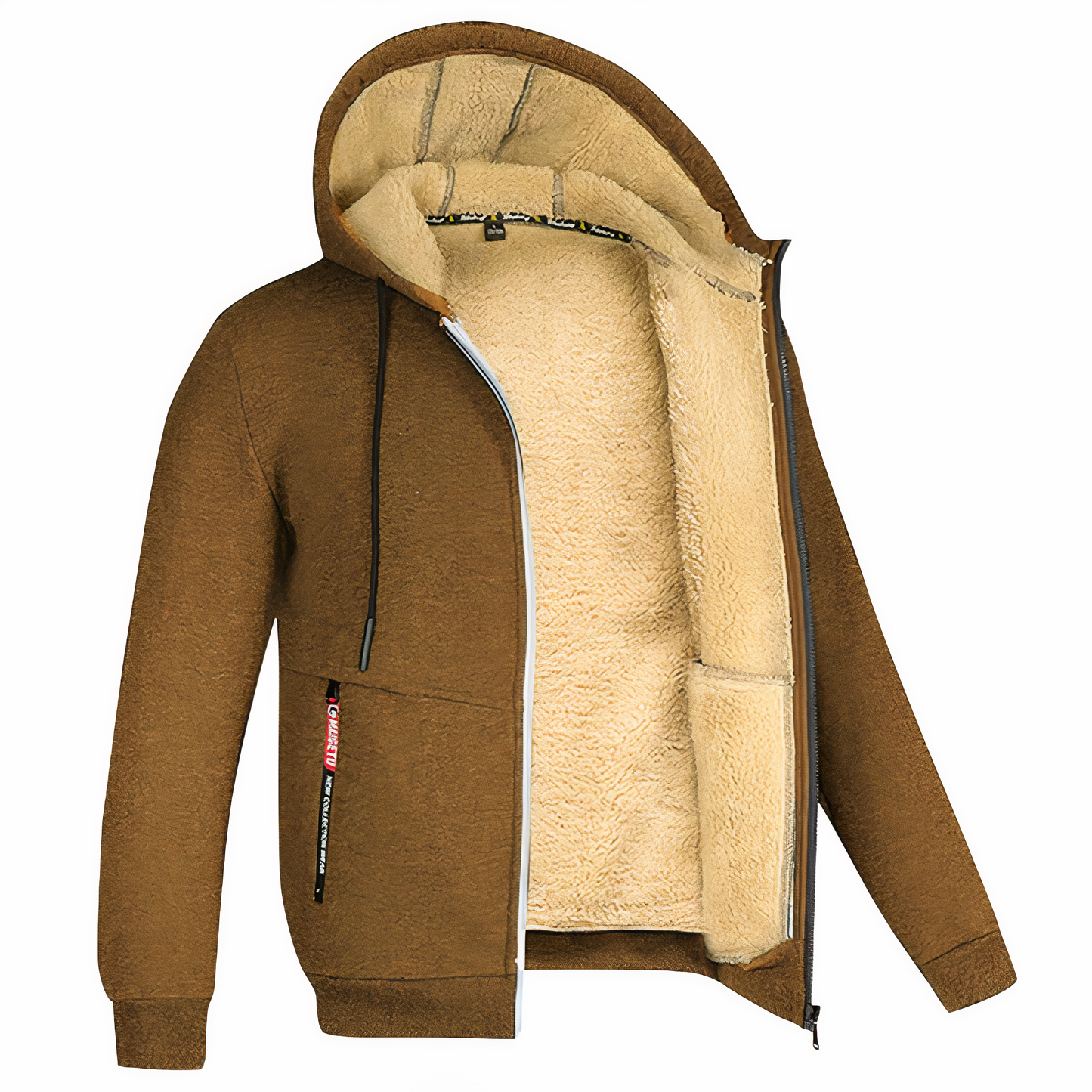 Fleecejacke für Herren mit verstellbarem Saum