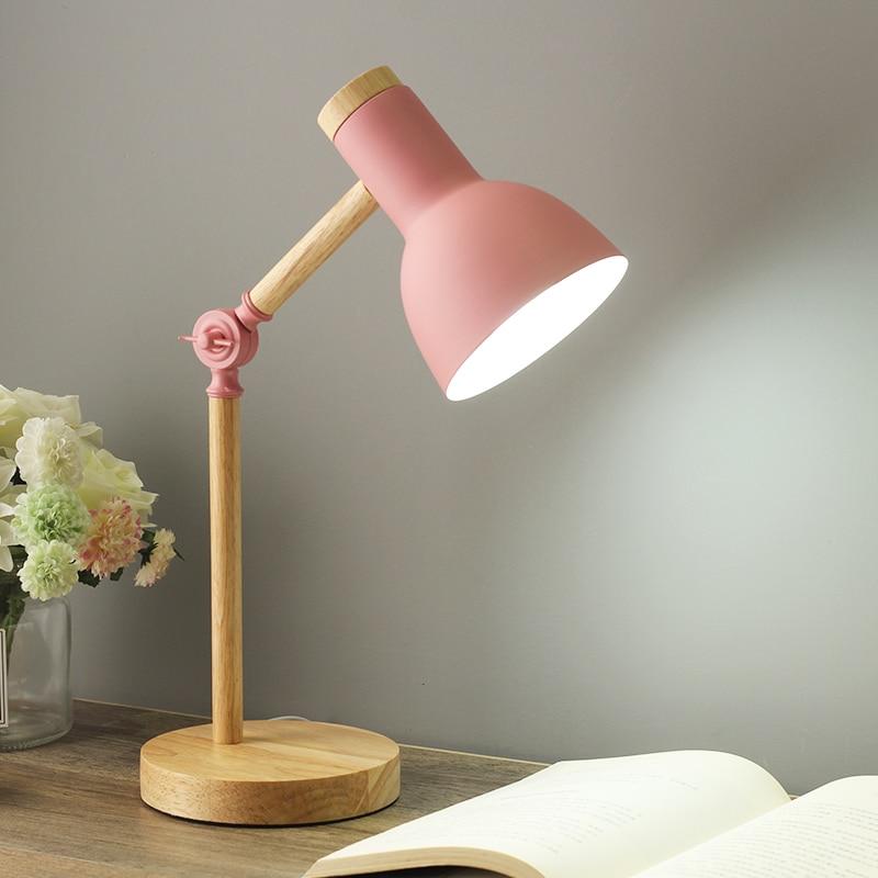 MEELANO Justerbar Skrivebordslampe Skandinavisk Stil Og Varme