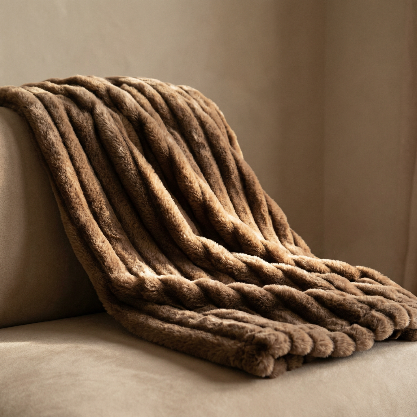 Couverture Polaire en Peluche Polyester