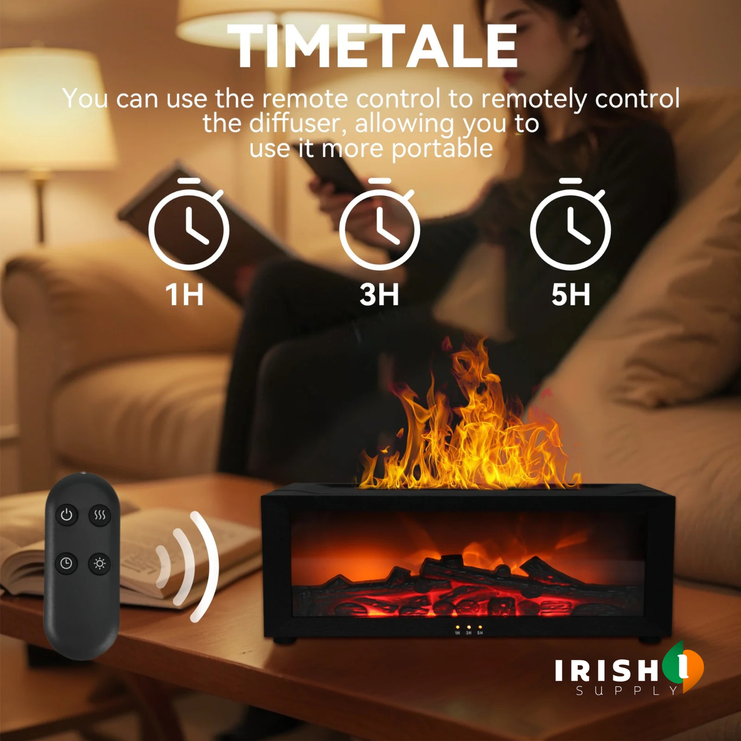 GLOWMIST Color Flame Aromatherapy Humidifier