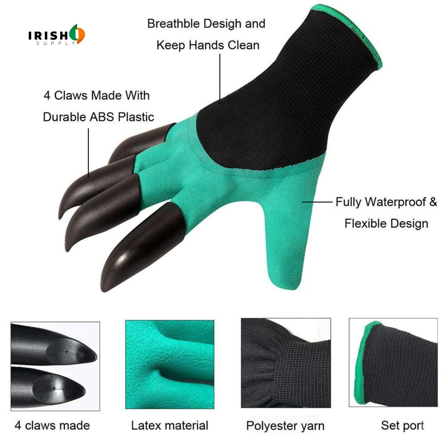 GREENZOR Gardening Claw Gloves