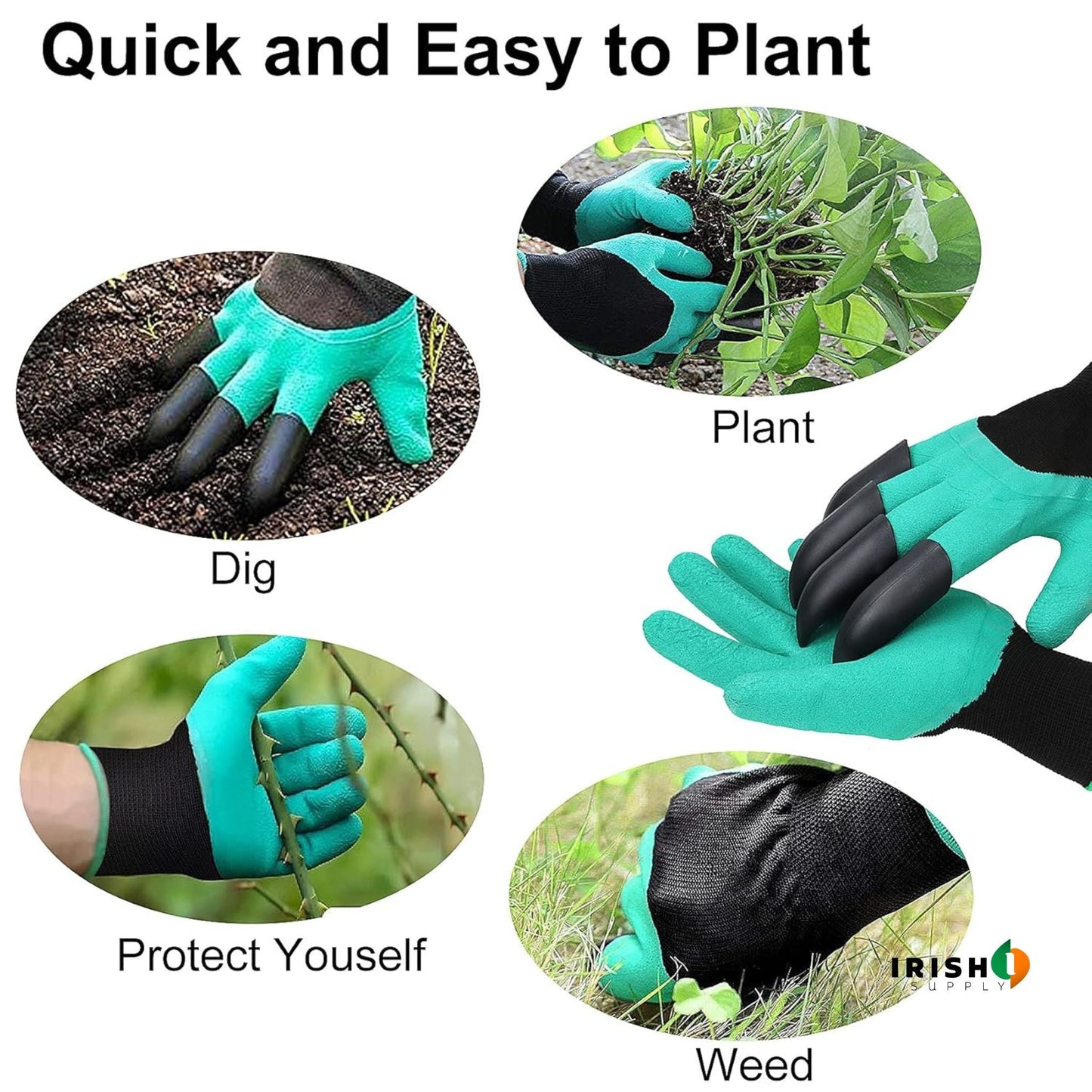 GREENZOR Gardening Claw Gloves