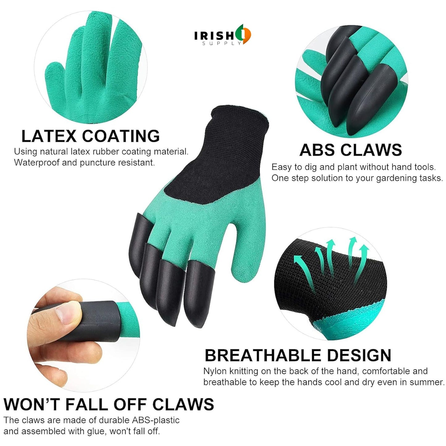 GREENZOR Gardening Claw Gloves