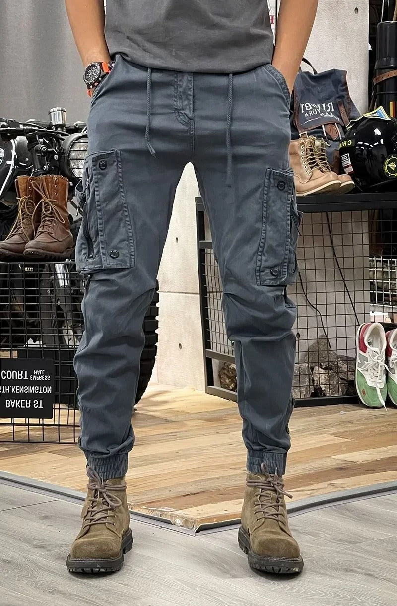 David Pantalon Homme – Pantalon Cargo Stretch avec Spandex Confortable & Polyvalent
