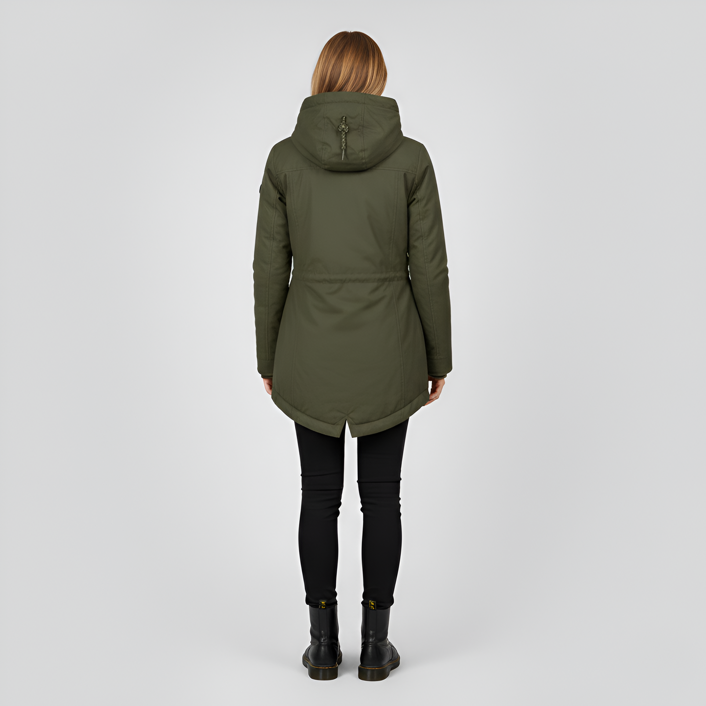 Valerios Fashion giacca invernale donna con cappuccio foderata in pile termo-caldo