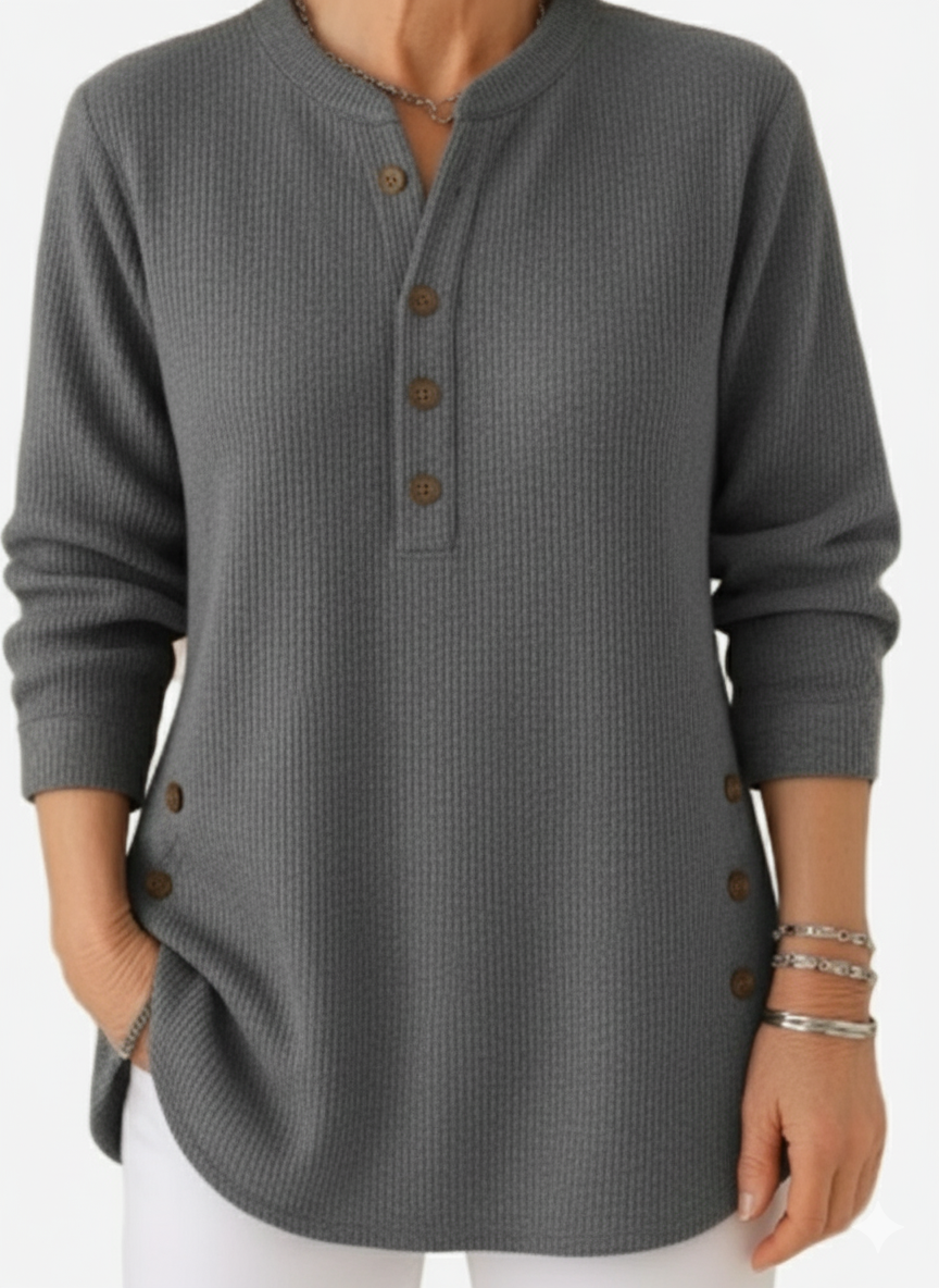 Harper | Long Sleeve Solid Knit Sweater