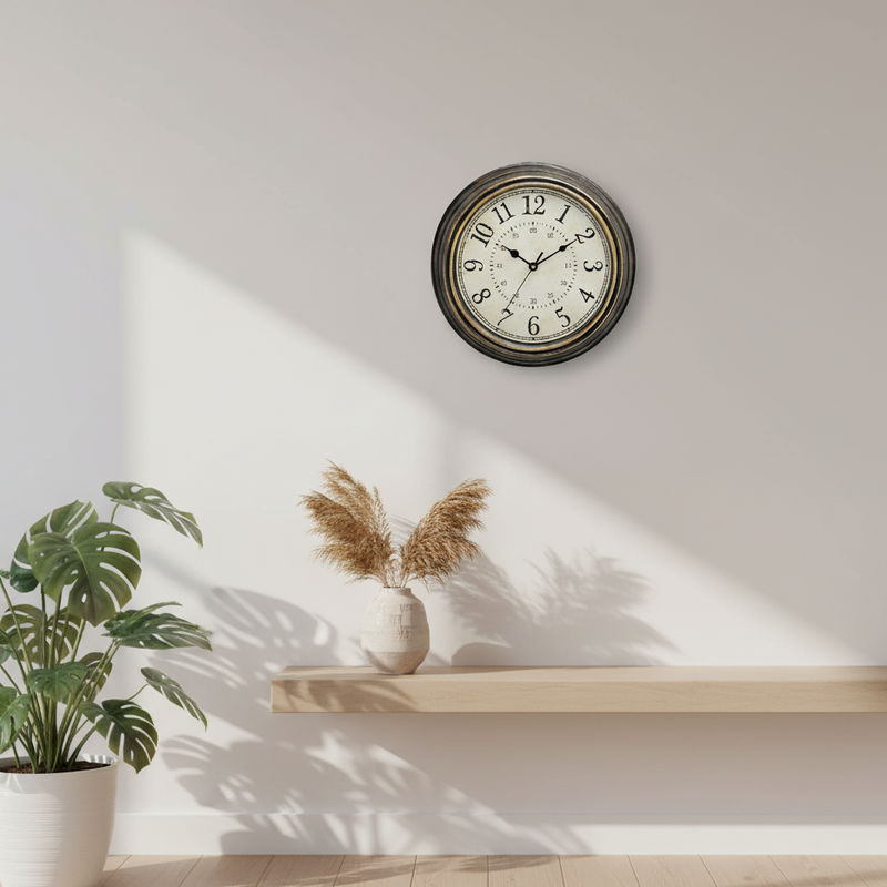 Tijdloze vintage | antieke houten wandklok | rustieke retro-charme & nostalgische elegantie voor uw huis