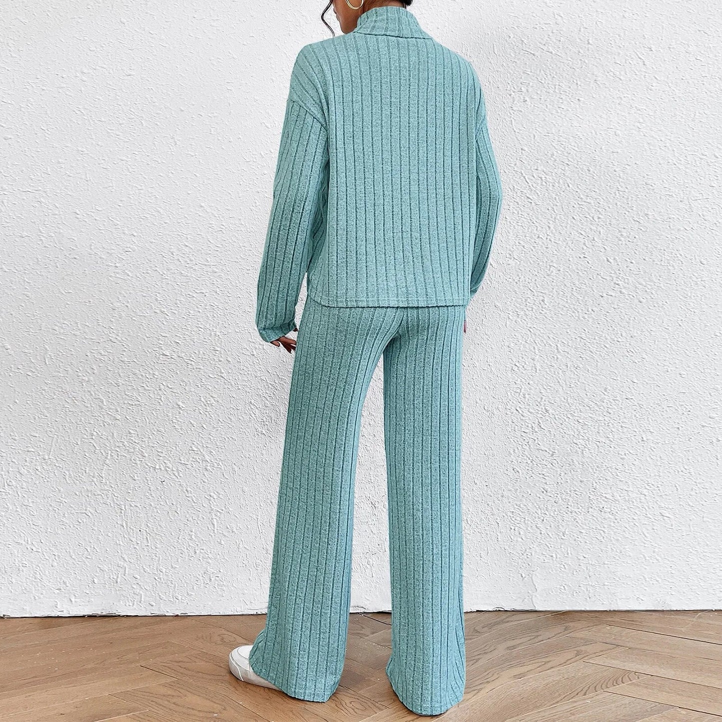 Tweedelige Loungewear Set voor Dames van Zachte Stof