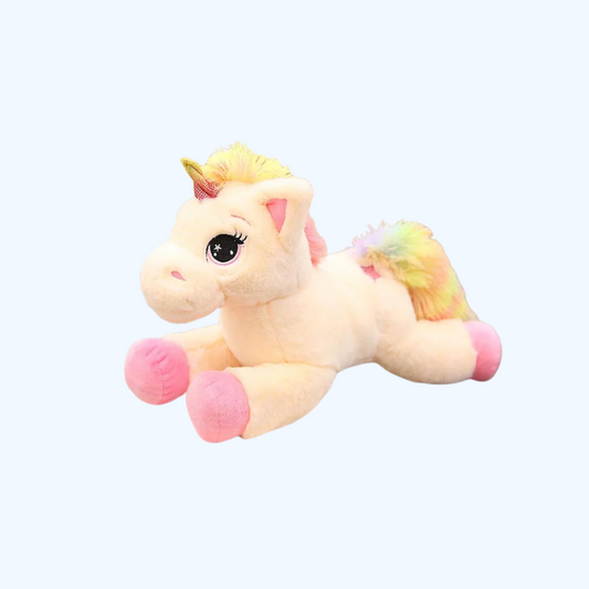 Grote 80 cm Kleurrijke Eenhoorn Knuffel van Zacht Pluche – Perfect Speelgoed voor Kinderen 0