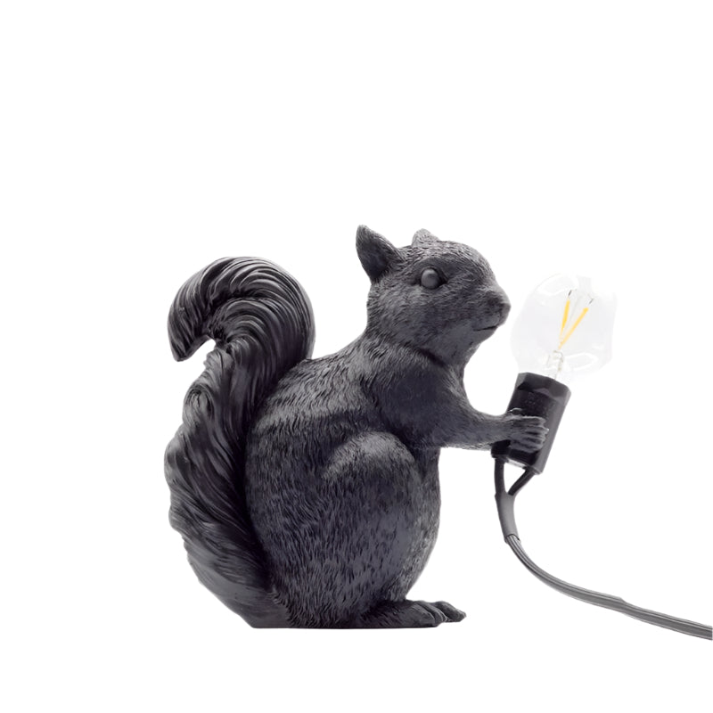 Squirola | LED-tafellamp met eekhoornfiguur in Scandinavische stijl