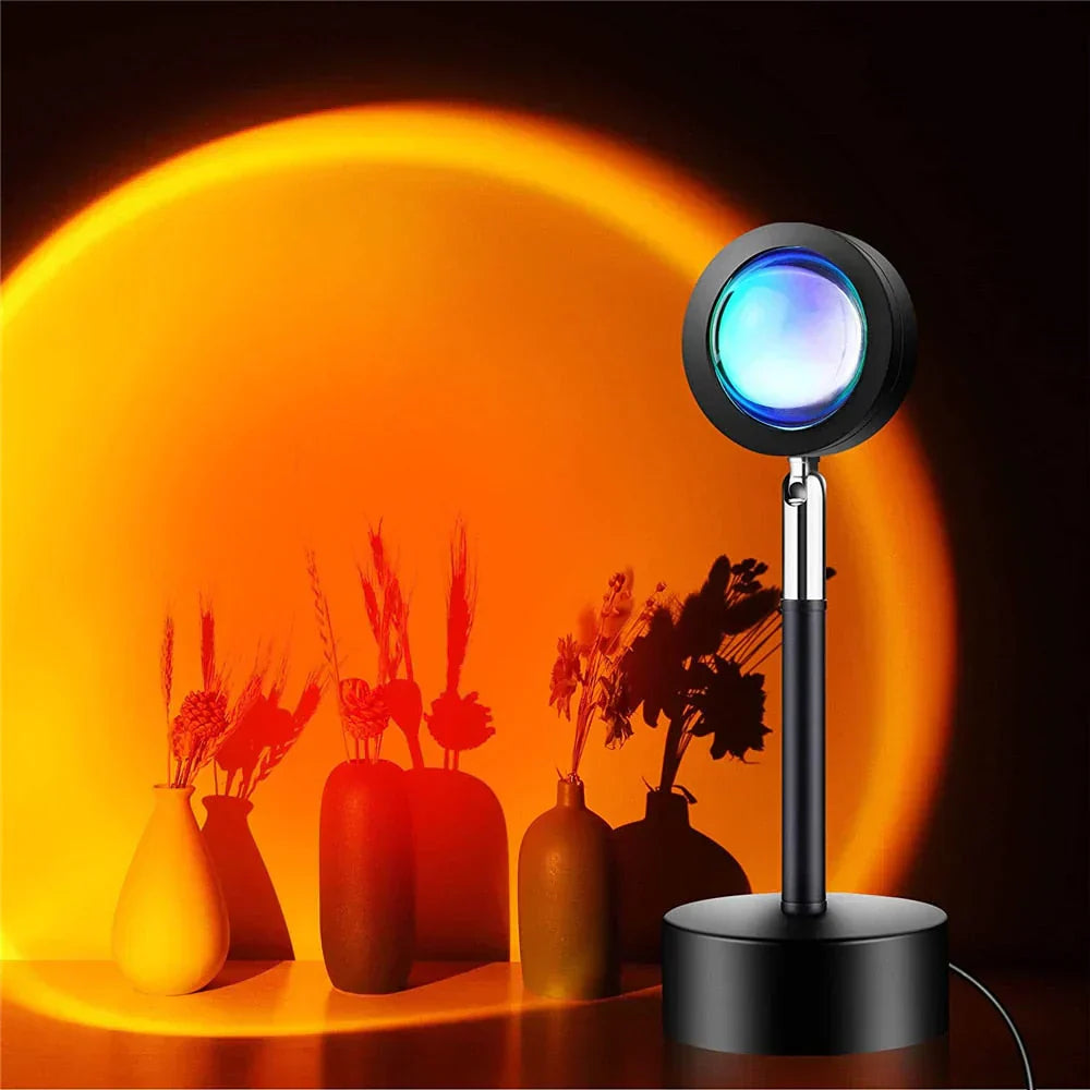 Sunset Lamp met 4 Kleuren - GlowSphere | Sfeerverlichting voor Elke Ruimte
