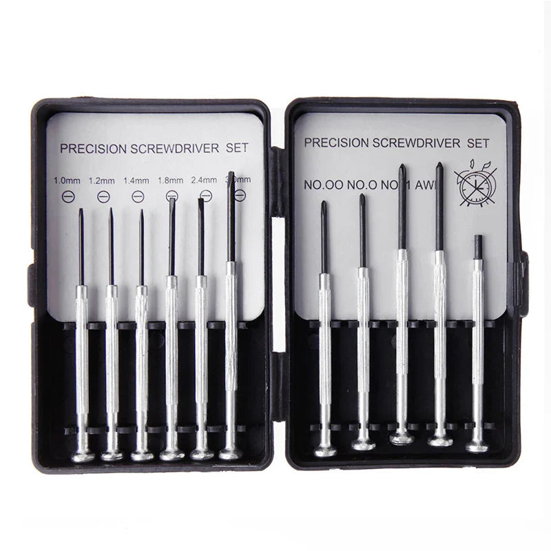 11-Piece Micro Precision Screwdriver Set with Carrying Case – Craftix