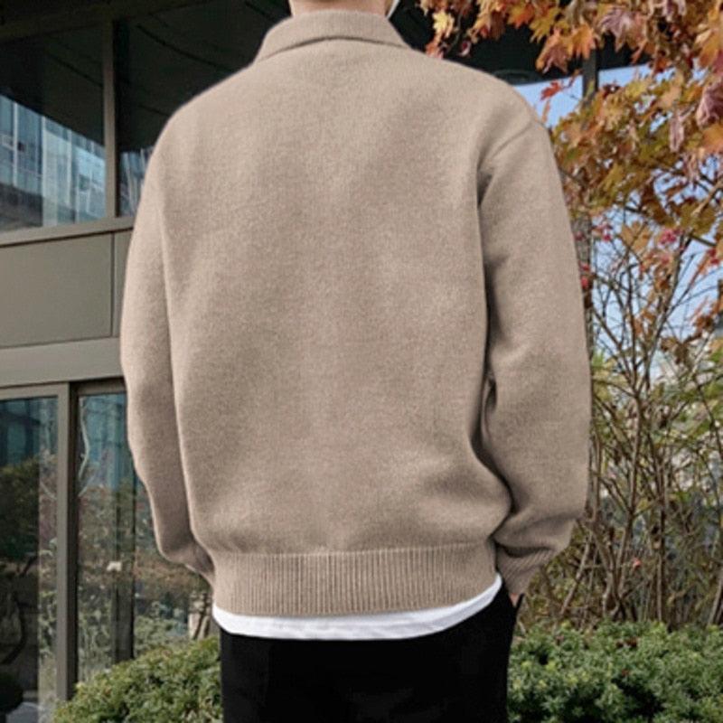 Wool Buttoned Polo