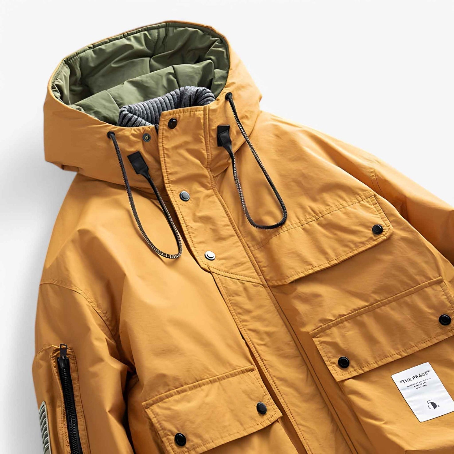 Heren Bovenkleding : Heren Winterjas Parka - Oranje in van Pantino