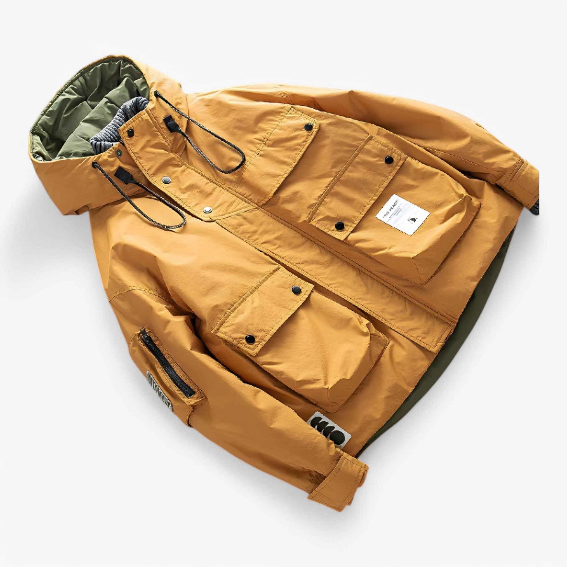 Heren Bovenkleding : Heren Winterjas Parka - Oranje in van Pantino
