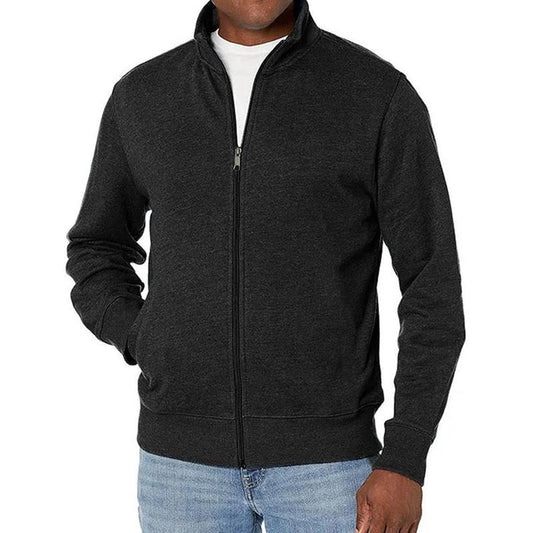Herrenpullover mit durchgehendem Reißverschluss | Lässiger und Business-Stil 