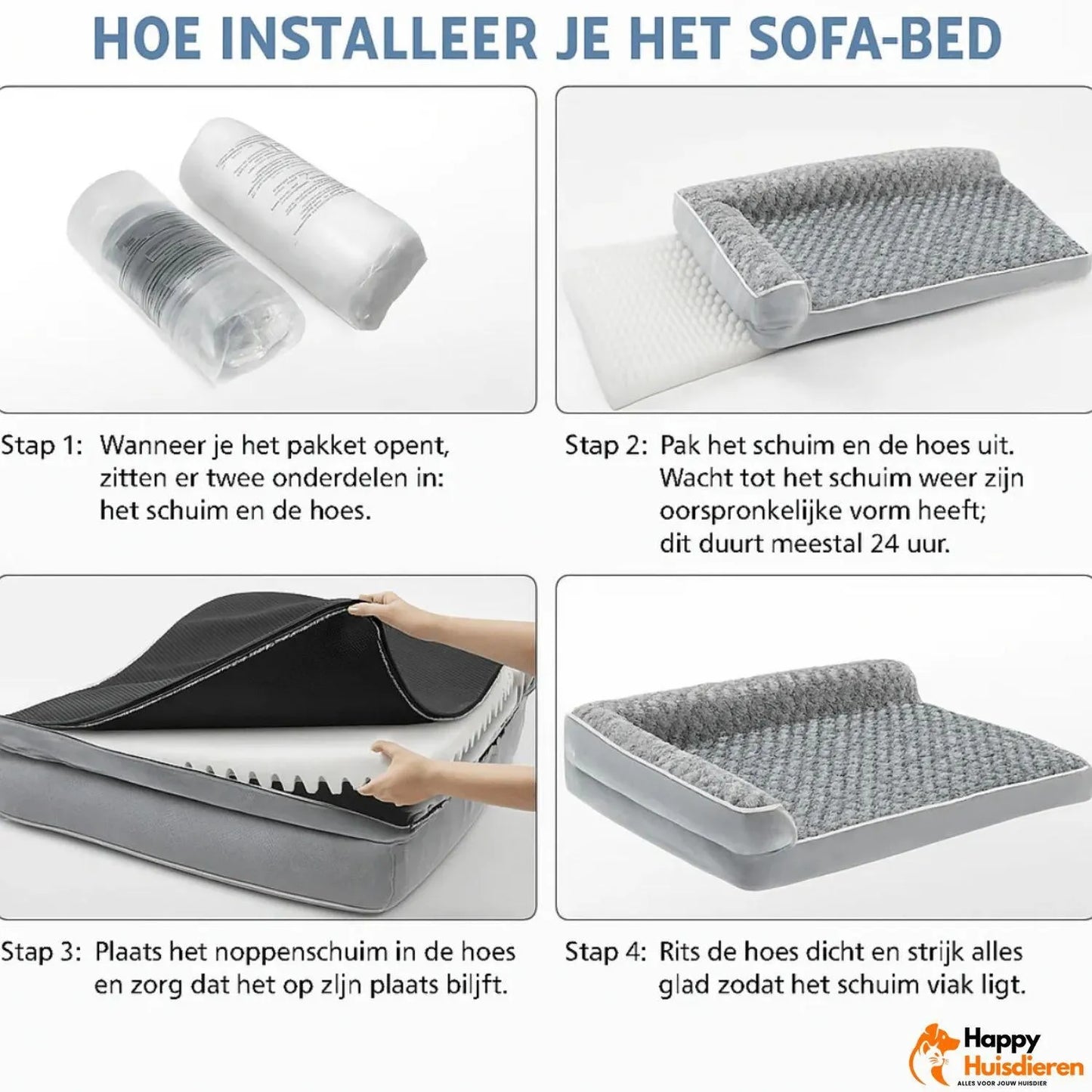 Hondenslaap Droom Nest | Orthopedisch Bed voor Comfort en Ondersteuning