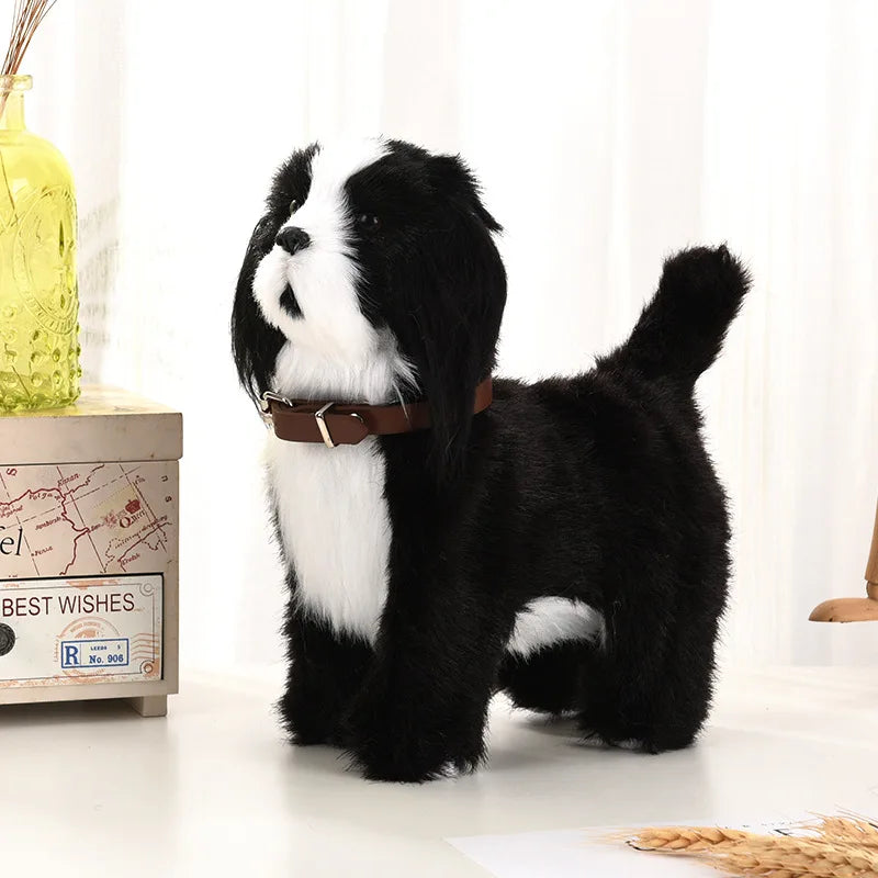 Interactive Plush Robot Puppy Toy with Sound Control and Touch Features – Walking and Barking Sheepdog, 22x20x10cm 5