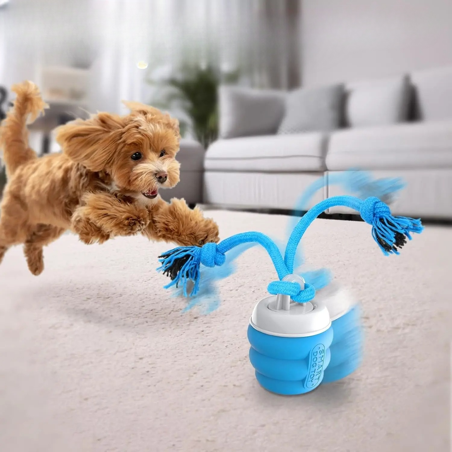 Interactive Smart Dog Ball – Rechargeable Pet Toy with Three Play Modes for All Breeds – Durable Design to Reduce Boredom 4