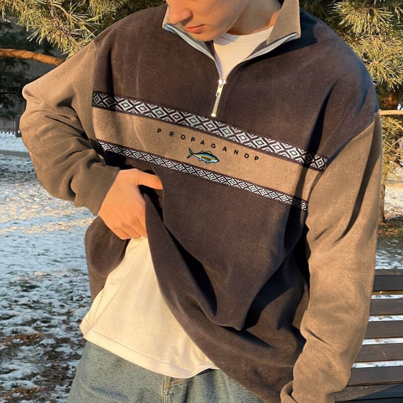 Marcelli | England Retro Zipper Sweater