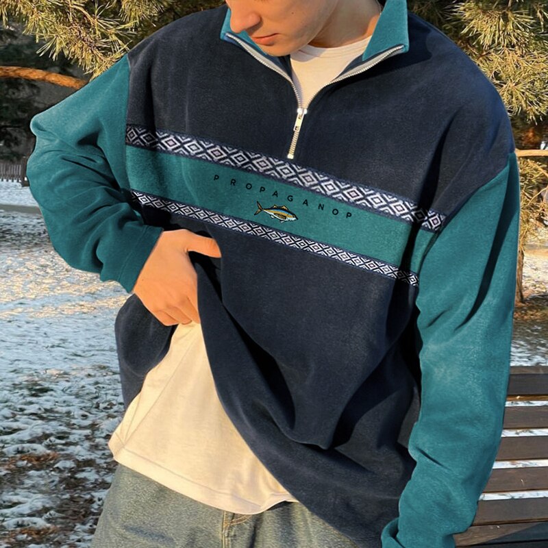 Marcelli | England Retro Zipper Sweater