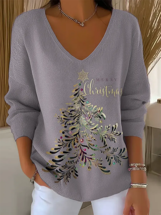 Cailee - Christmas V-Neck T-Shirt