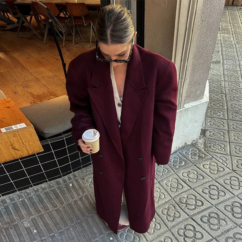 Brianna | Kvinders Vintage Lang Frakke - - Kvinders frakker og jakker - {{ product_tags }