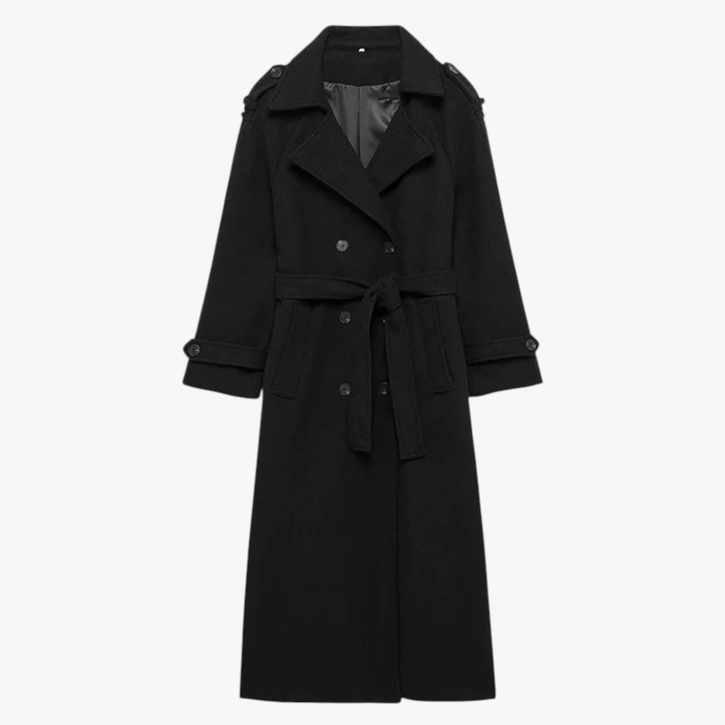 Brianna | Kvinders Vintage Lang Frakke - Sort - Kvinders frakker og jakker - {{ product_tags }