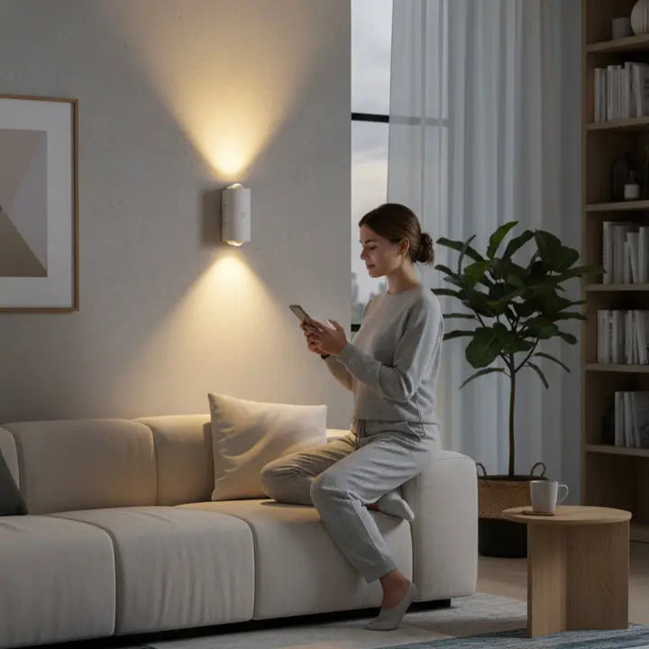 LED Wandlicht mit Bewegungssensor | Automatische Beleuchtung für sichere Wege