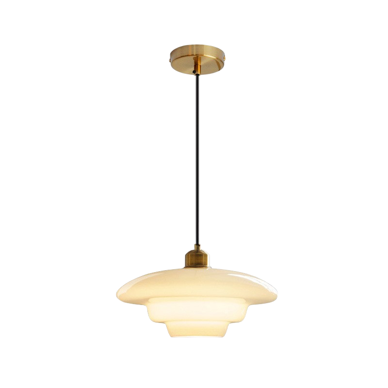 Lampa Wisząca ze Szkła Mlecznobiałego do Kuchni i Jadalni – Nowoczesny Design, Oświetlenie LED, Idealna Nad Stół 4