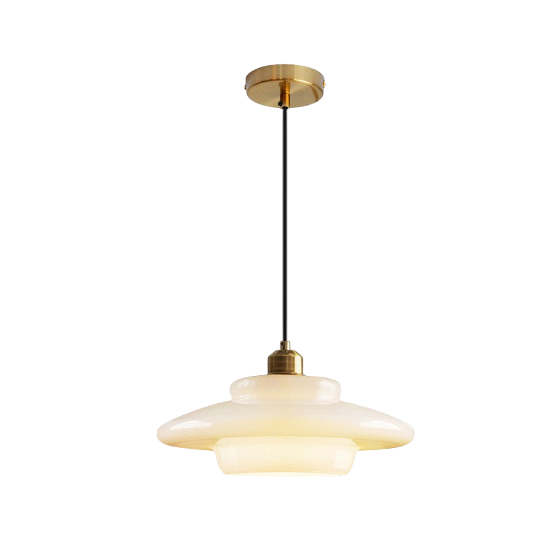 Lampa Wisząca ze Szkła Mlecznobiałego do Kuchni i Jadalni – Nowoczesny Design, Oświetlenie LED, Idealna Nad Stół 5