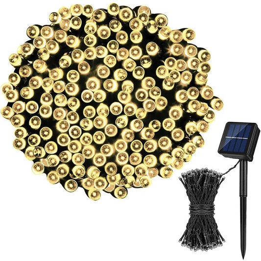 Lampki Solarne Ogrodowe LED Wodoodporne 20/50 Sztuk do Dekoracji Ogrodu i Bożego Narodzenia 0