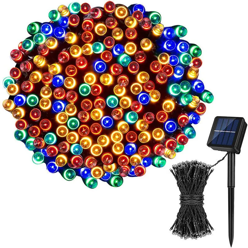 Lampki Solarne Ogrodowe LED Wodoodporne 20/50 Sztuk do Dekoracji Ogrodu i Bożego Narodzenia 6
