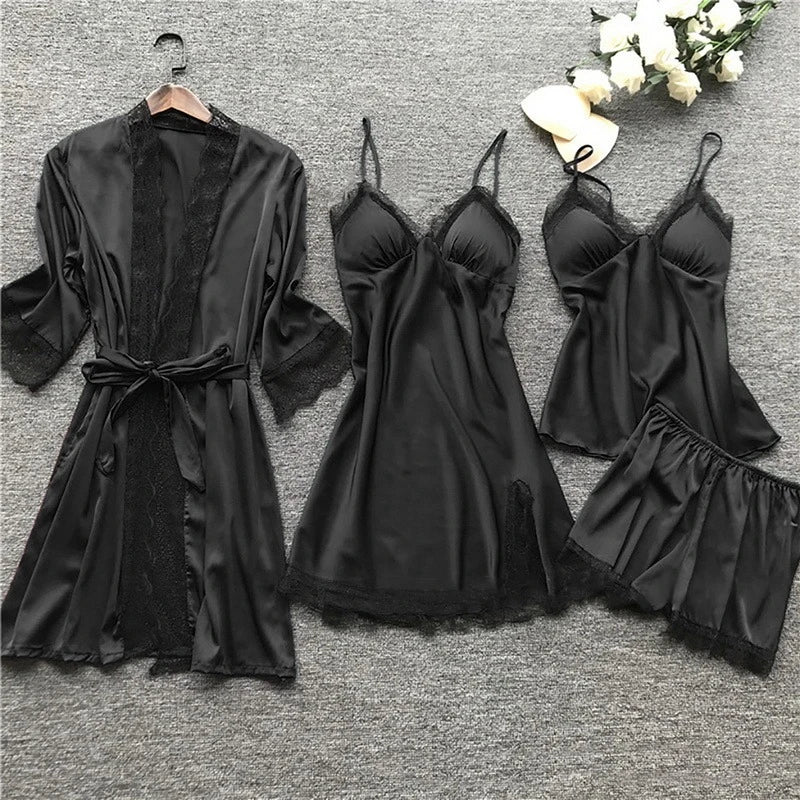 Jara - Satin-Pyjama-Set
