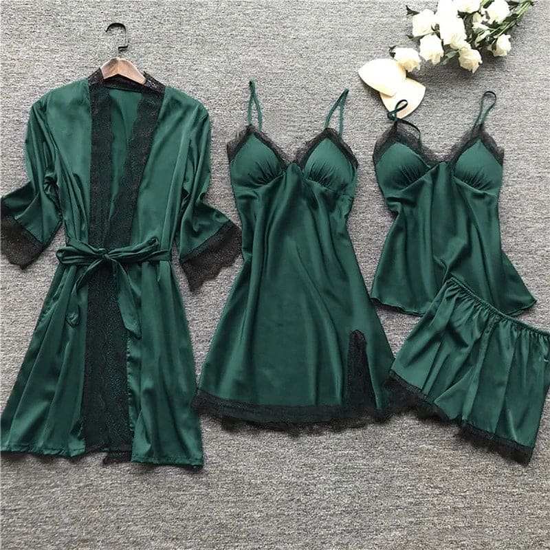 Jara - Satin-Pyjama-Set